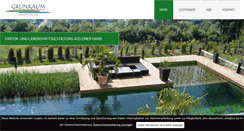 Desktop Screenshot of gruenraum-gartengestaltung.at